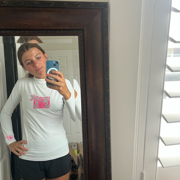 Girls Roxy Rashguard - Picture 3 of 4